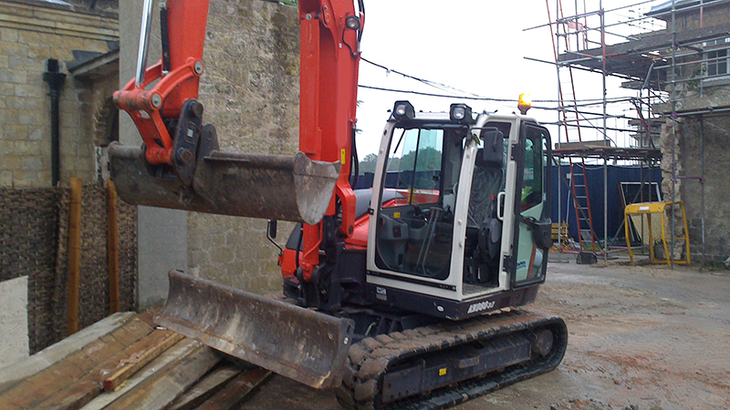 House demolition in Rotherham